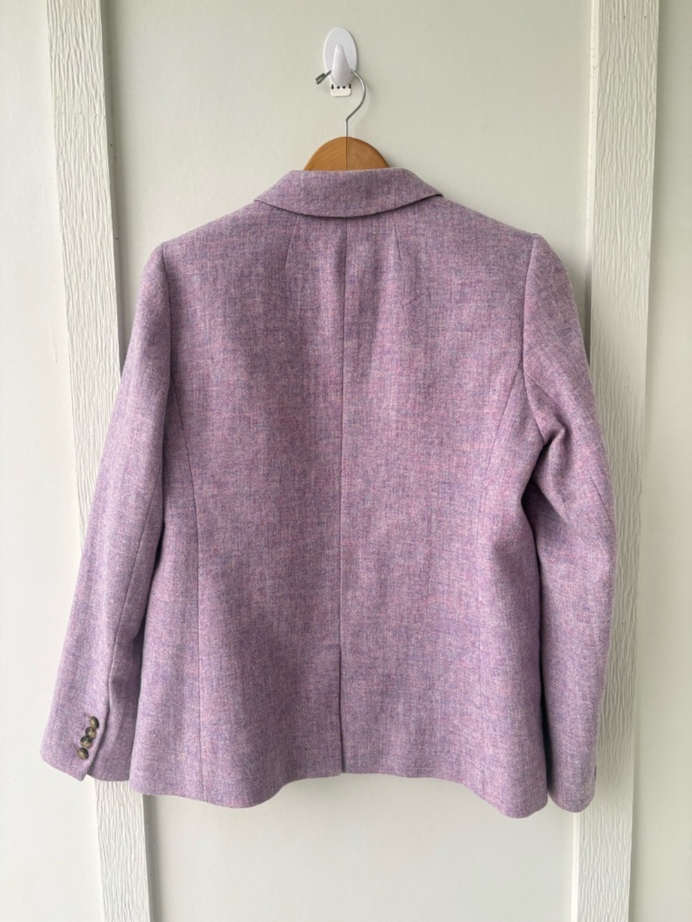 J.Crew Parke Blazer Wool Lavender Purple Tailored Jacket Women’s Size 14 - Picture 3 of 9